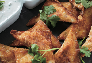 Banana and Nutella Wontons