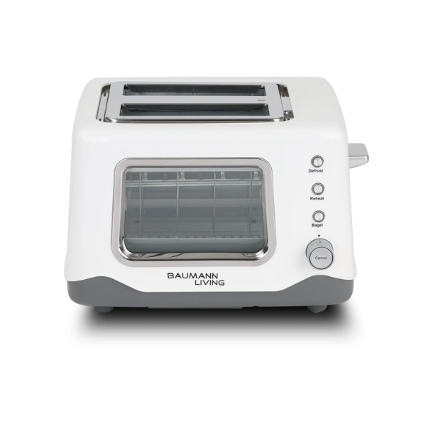 2-Slice Bread Toaster with Viewing Window