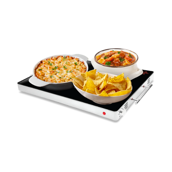 Tempered Glass Top Warming Tray