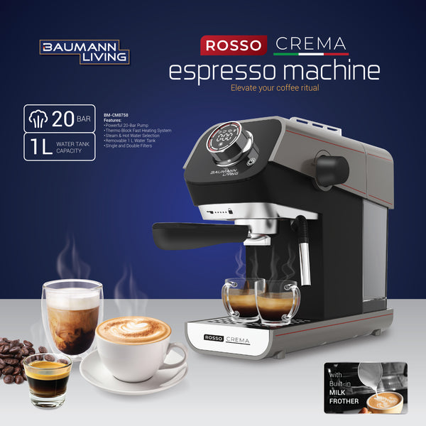 Rosso Crema Espresso Machine
