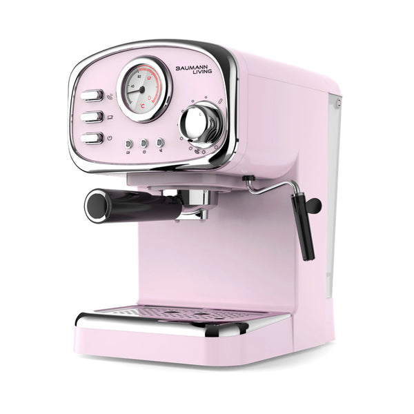 Retro Espresso Machine with Milk Frother